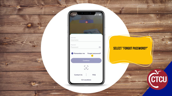Learn how to change your password using the CTCU OnTheGo app!